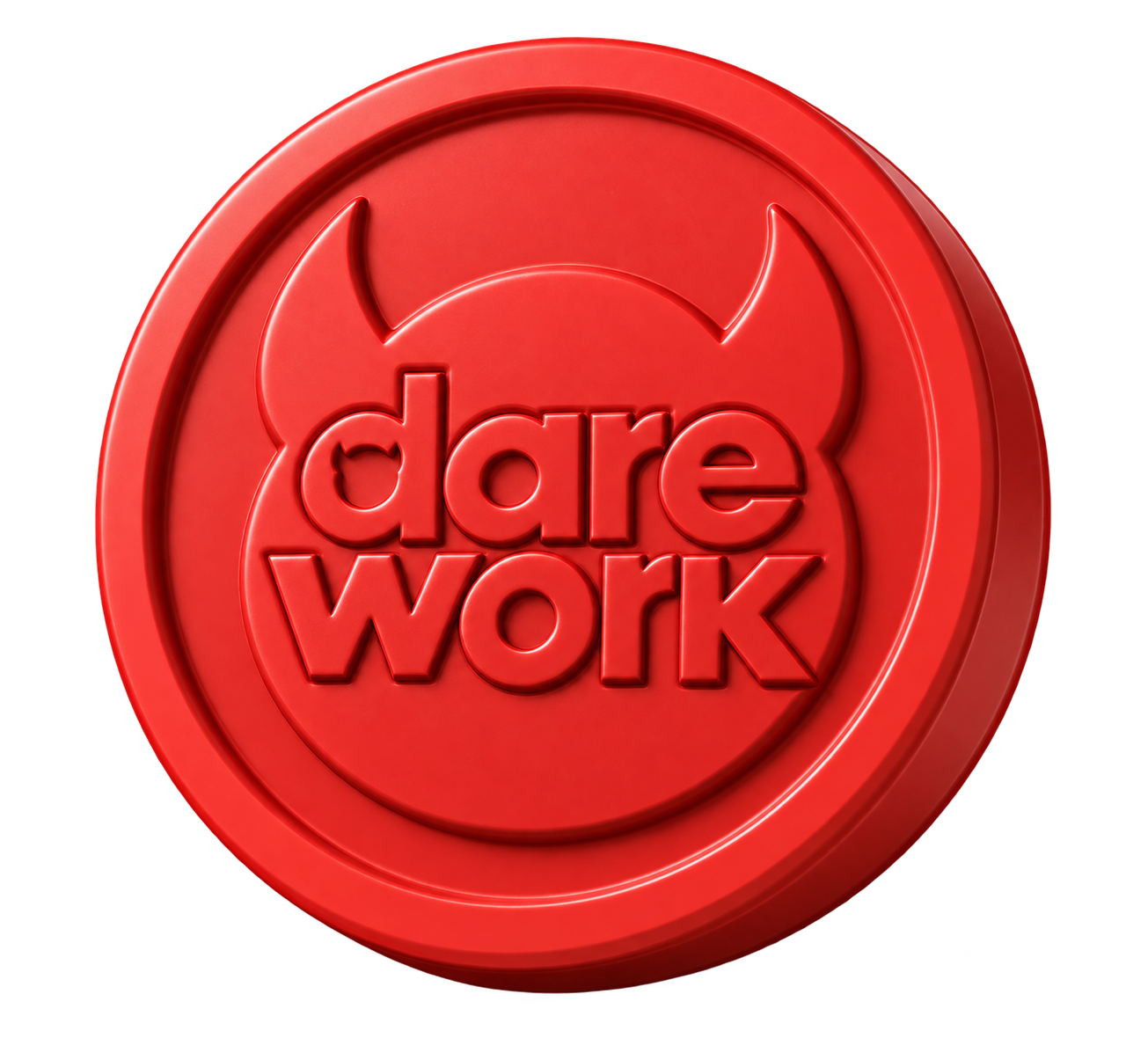 Red DAREWORK coin